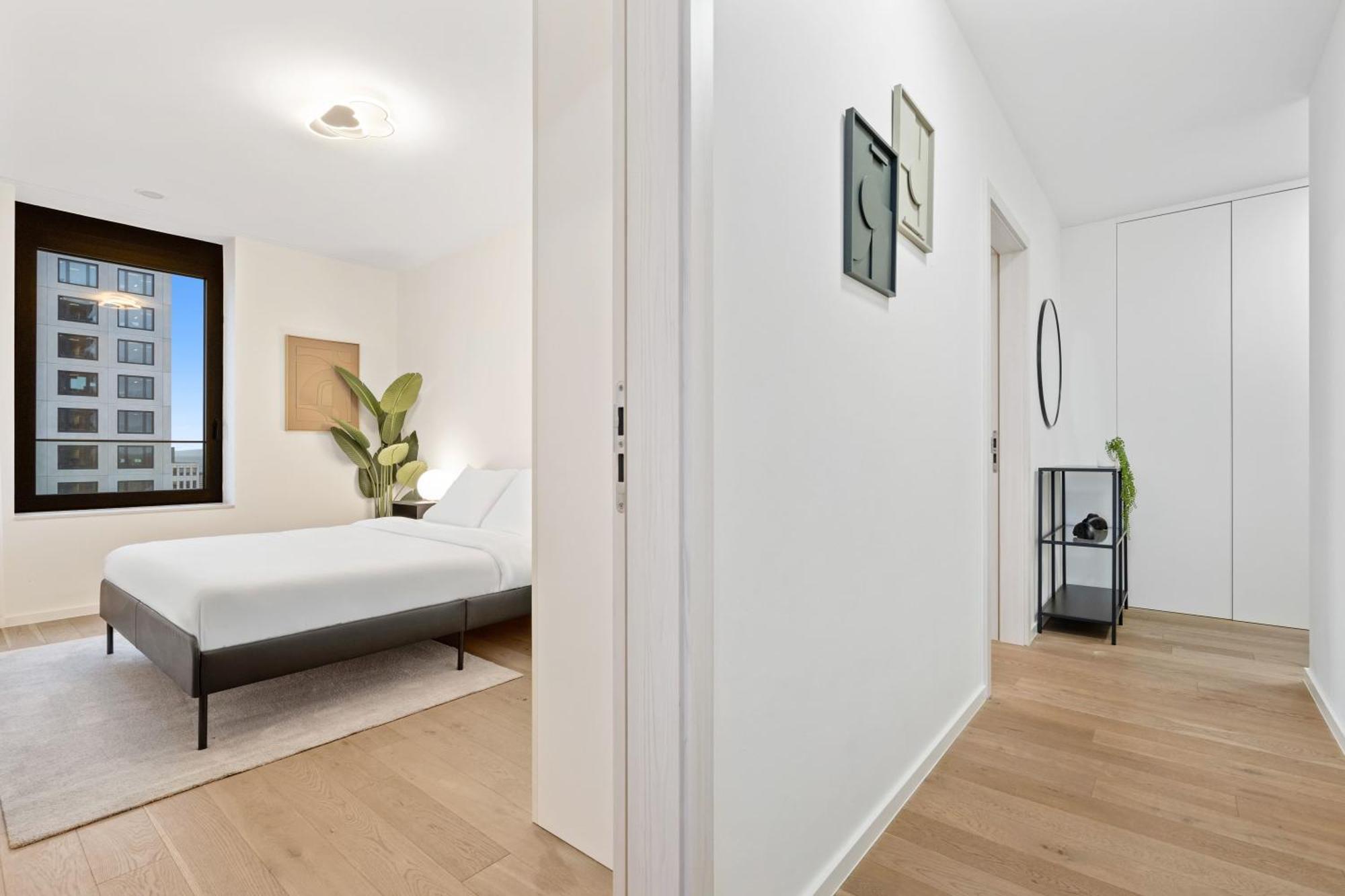 Modern 2BR Apartment with Pool & City Views Luxemburg Exterior foto
