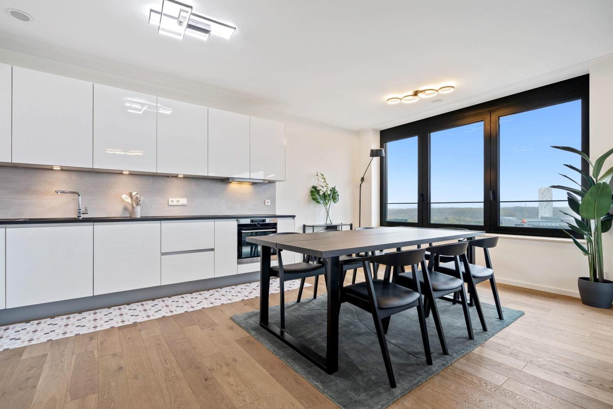 Modern 2BR Apartment with Pool & City Views Luxemburg Exterior foto
